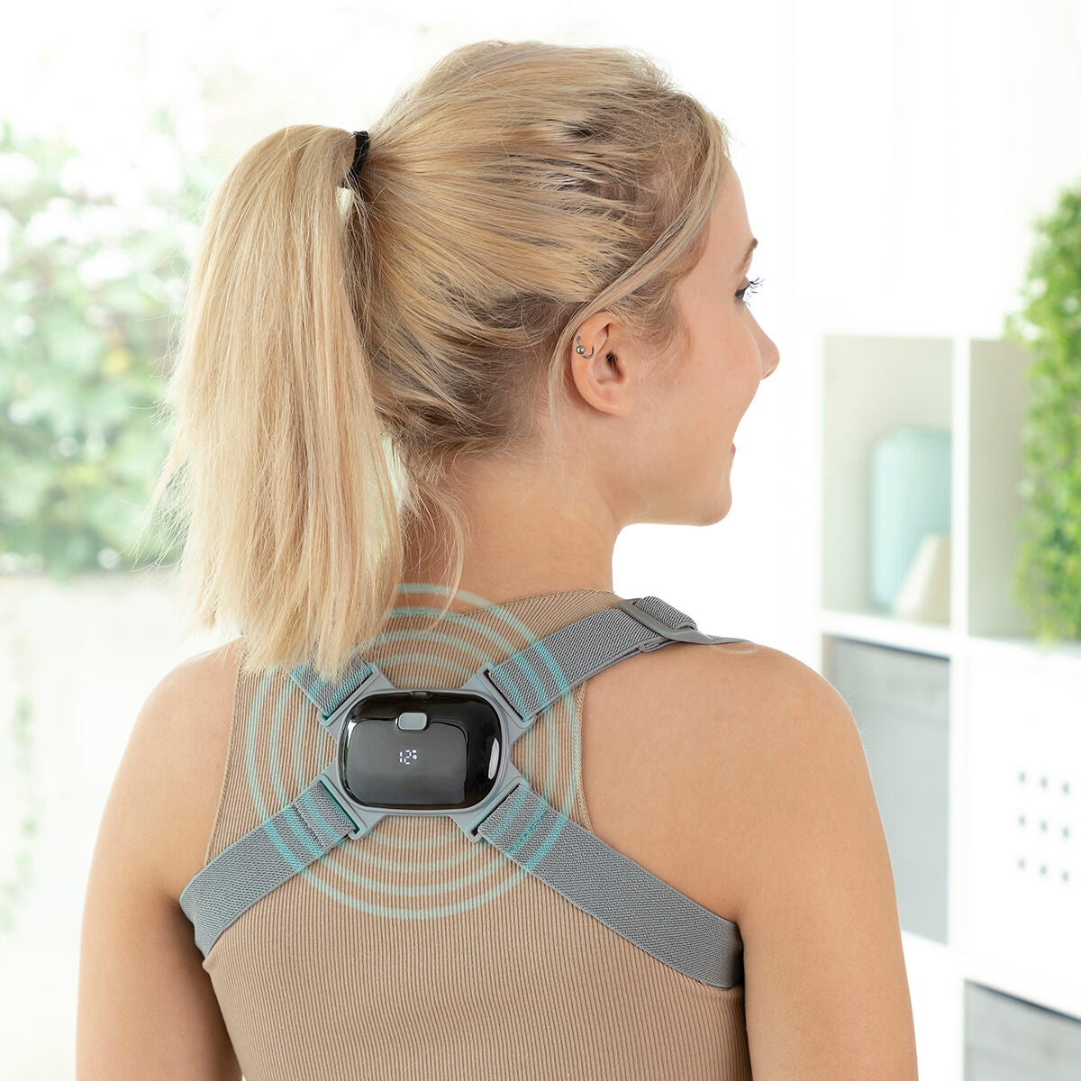 Rappel de posture connecté à vibration