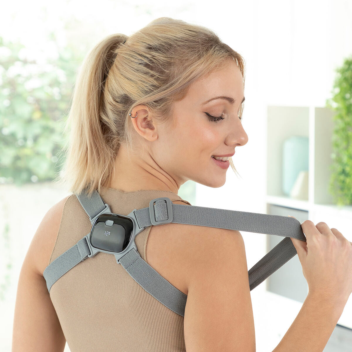 Rappel de posture connecté à vibration
